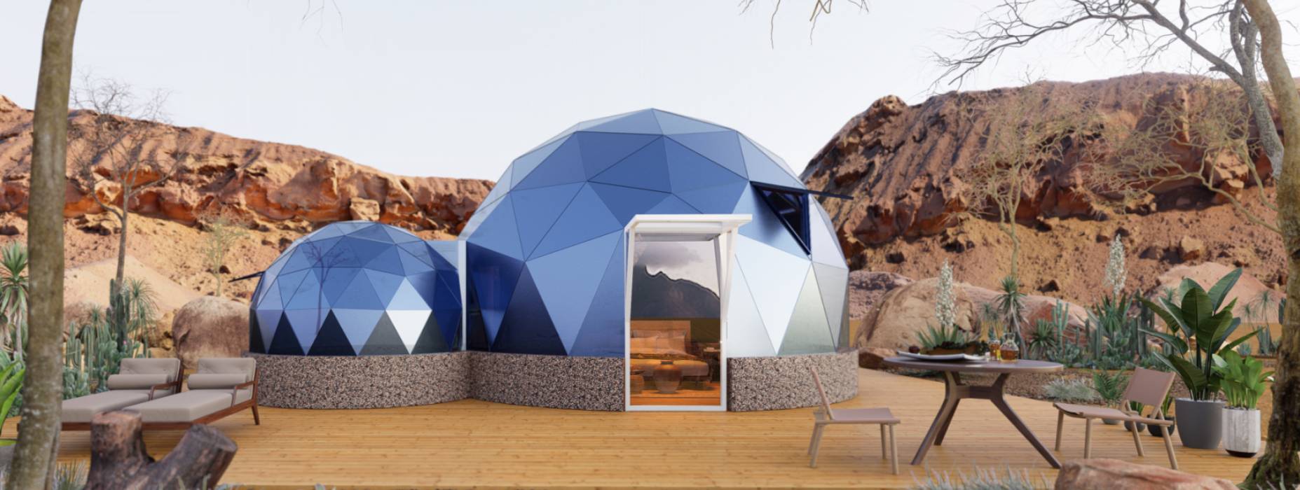 河北区球形智能光伏玻璃星空房